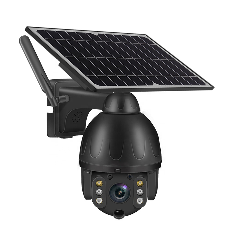 Горячая Распродажа HD 1080P Беспроводная 4G PTZ камера наружная Солнечная камера безопасности