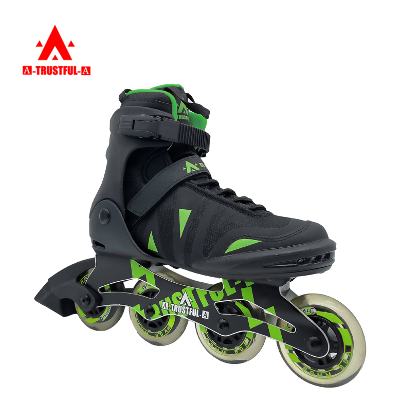 Оправа OEM Slalom скоростные Встроенные коньки Пряжка из алюминиевого сплава роликовые коньки PU колеса A-TRUSTFUL цветная коробка CN;GUA фиолетовый 37-46 80*24
