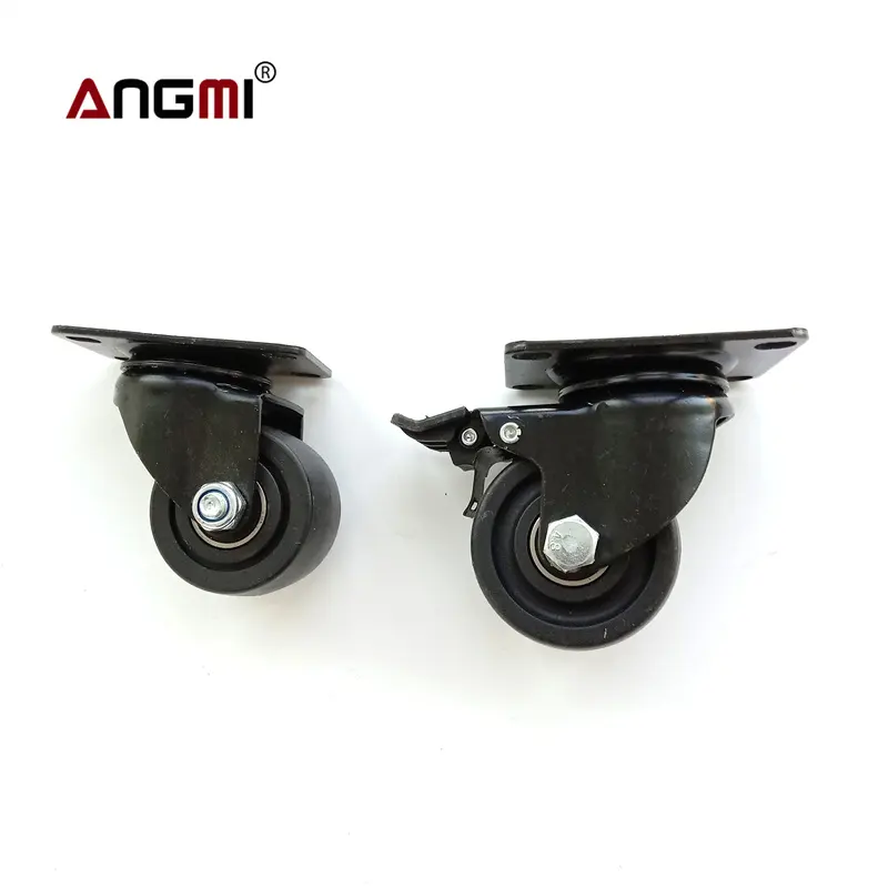 3 inch 4 inch Swivel Fixed Industrial Heavy Duty Caster Wheels With Brake