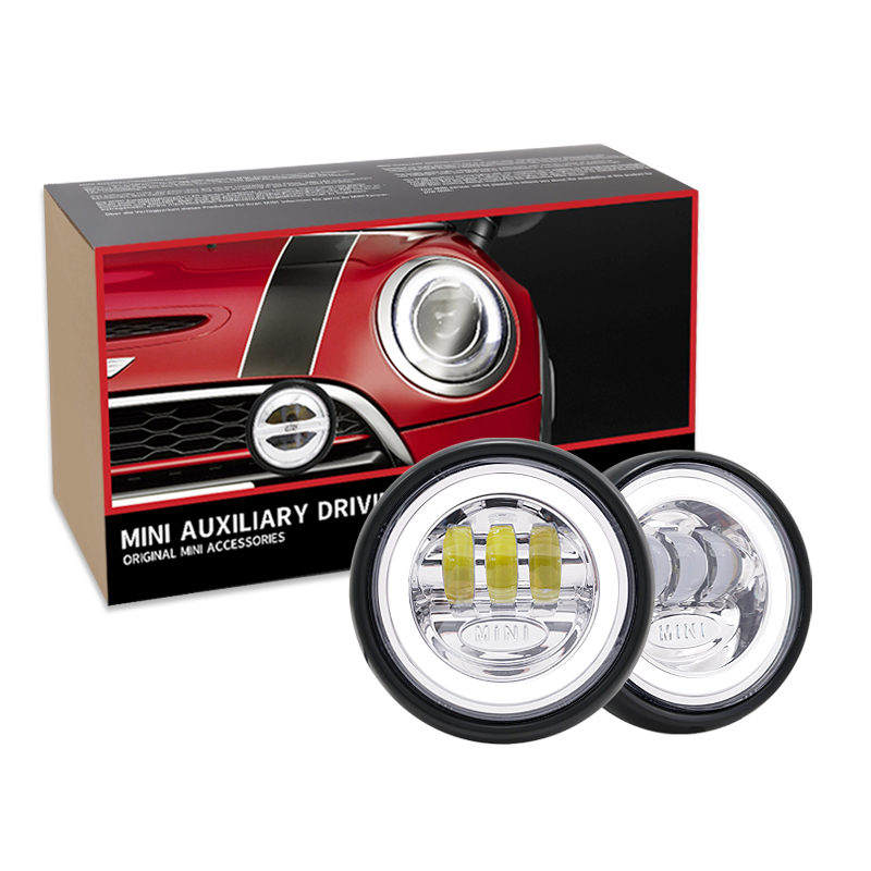 bumper grille light 3D lens high beam(with halo version) mini driving light f55 for BMW headlight