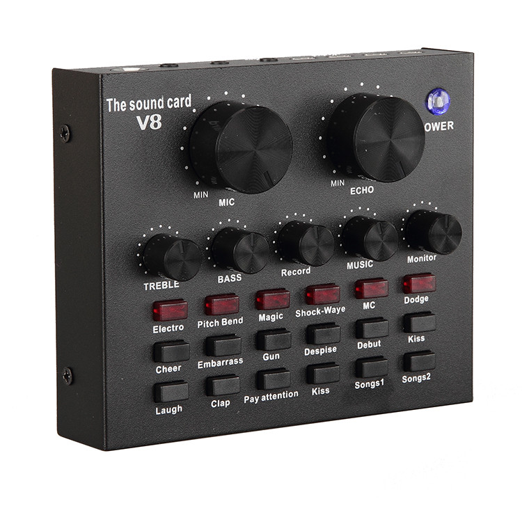 Live studio аудио интерфейс v8 v9 f8 USB звуковая карта студия запись набор k10 v8 совместим с iphone голосовой чейнджер