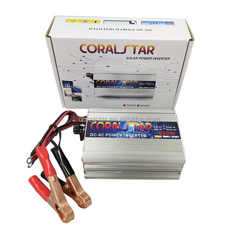 Export 500W car battery inverter 12V to 220V power converter