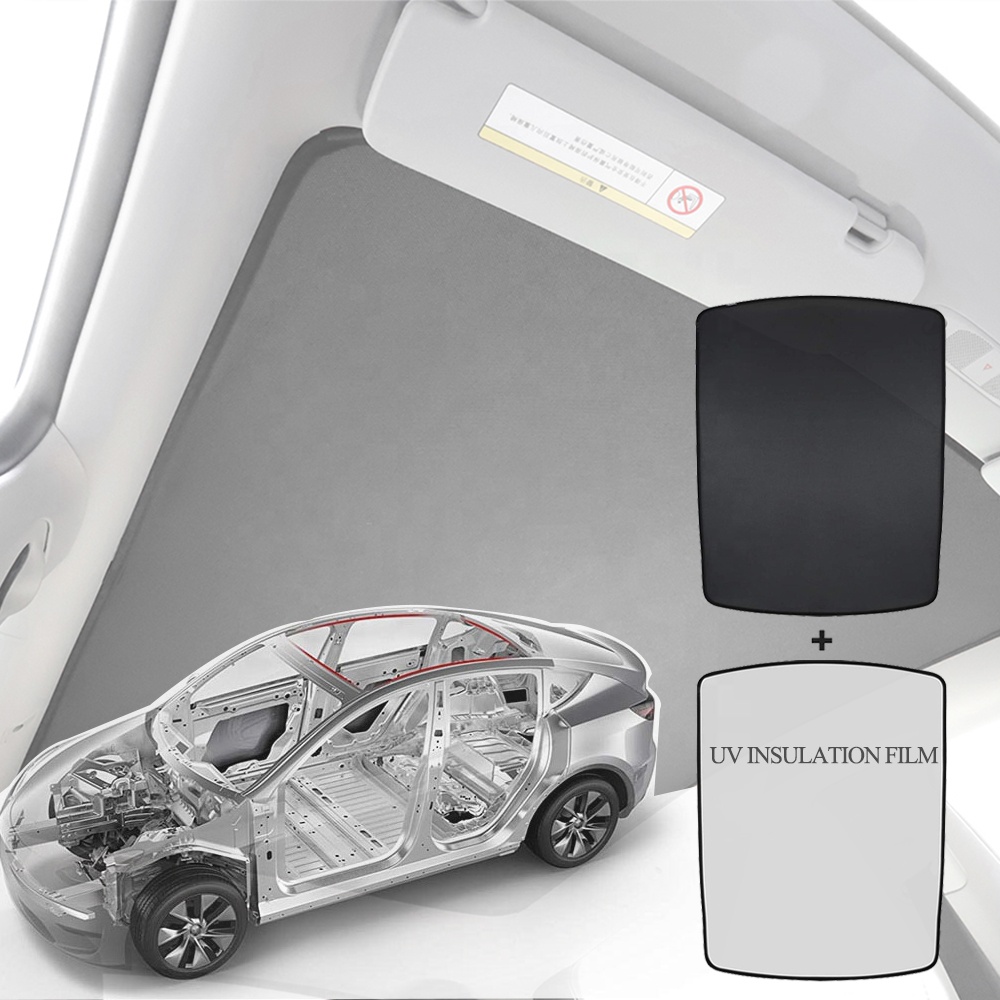 Солнцезащитный козырек на крышу для Tesla Model Y, автомобильные занавески, автомобильные аксессуары, солнцезащитный козырек с защитой от УФ-лучей