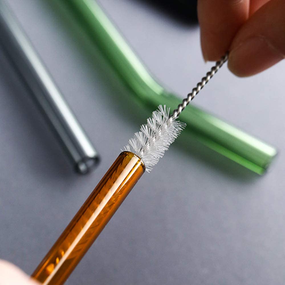 Amazon Top Sale New Product Idea Food Grade Stainless Steel Cleaning Straw Brush With Packing