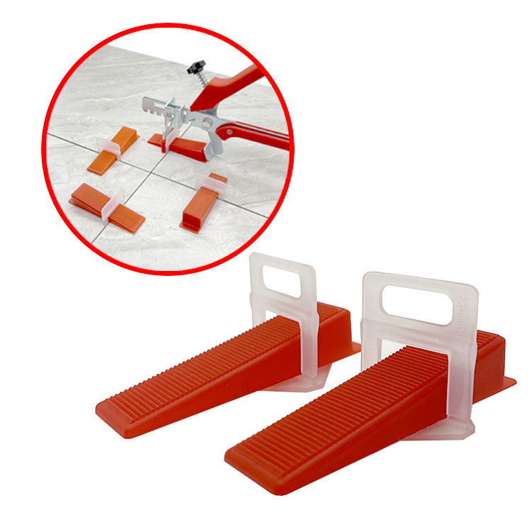 OEM High Quality Ceramic Tile leveling system Clips 100pcs/Bag Tile Leveler Accessories for Floor tile spacer