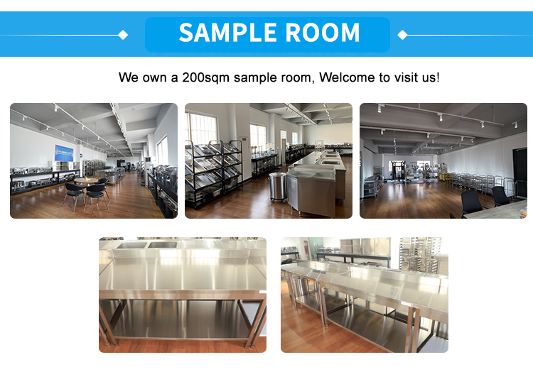 Factory price premium durable hotel restaurant commercial kitchen work table with under shelf