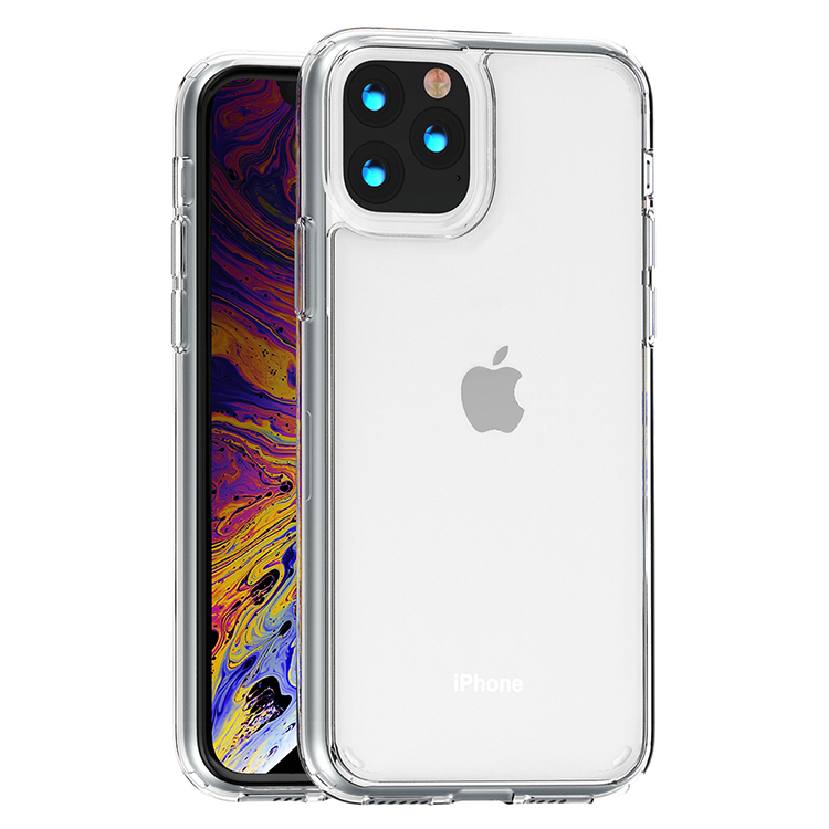Тонкий жесткий ударопрочный Прозрачный чехол для iPhone, акриловый чехол из ТПУ для телефона iPhone 11, Чехол 12 Pro Max X/XS Xr 7/8