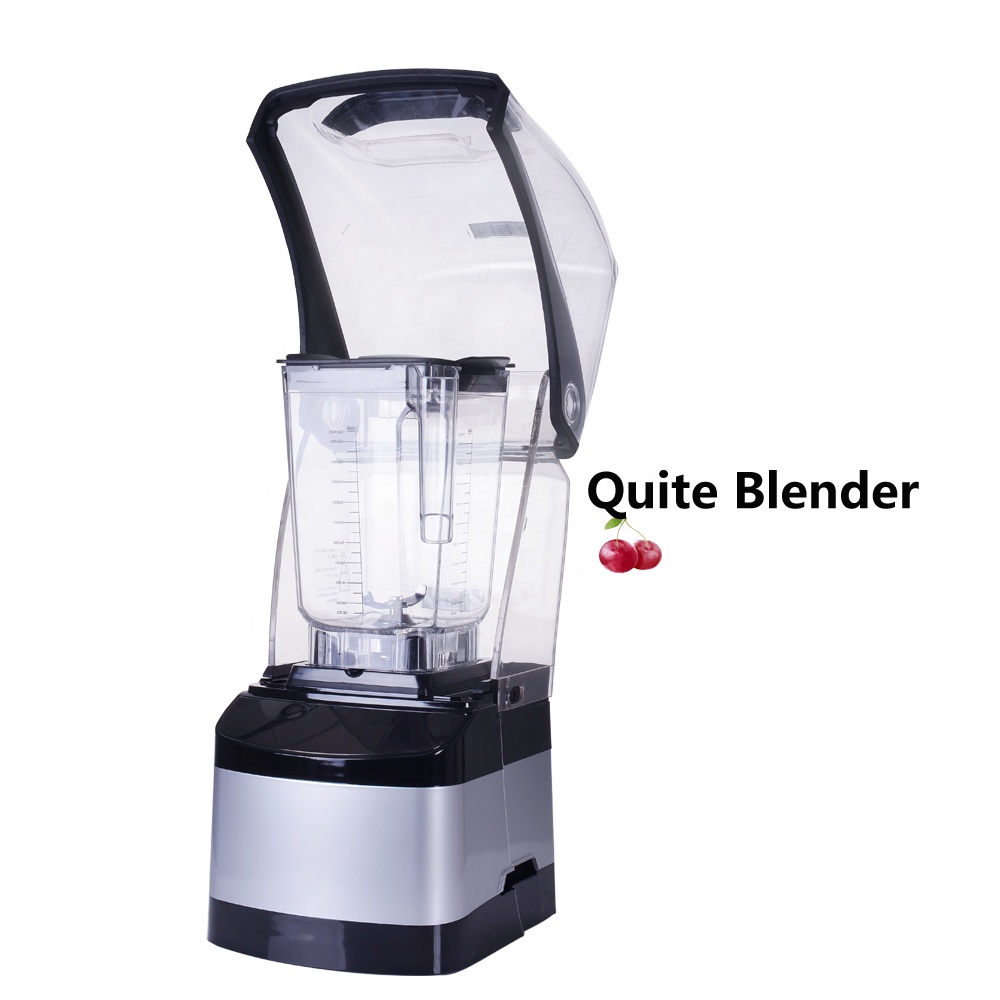 Commercial Blender Quiet Low Noise Smoothie Cafe Blender and Mixer