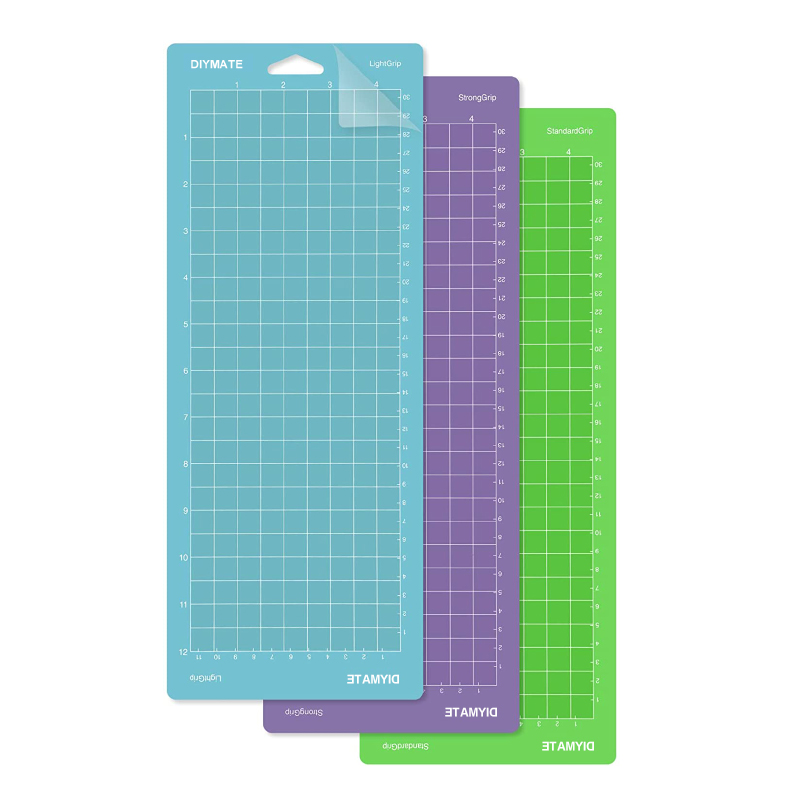 Коврик для резки Diymate для Cricut Joy 4,5x12 дюймов, 3 упаковки, разные захваты, липкий коврик для резки
