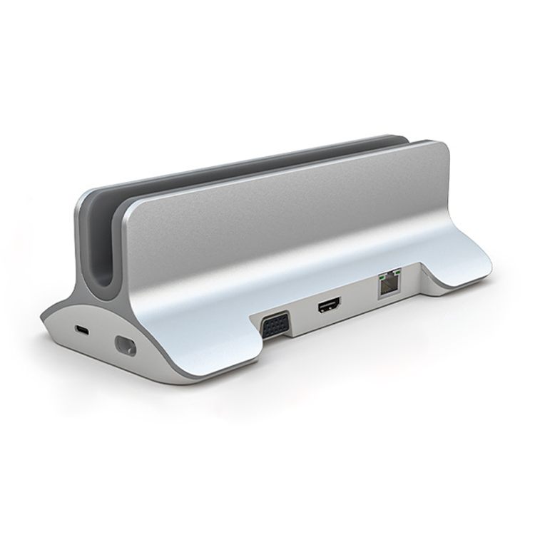 Двухпортовый Usb-концентратор 3,0 высокоскоростной Usb C-порт type-c многопортовый адаптер серебристый компьютер OEM зарядная док-станция для macbook