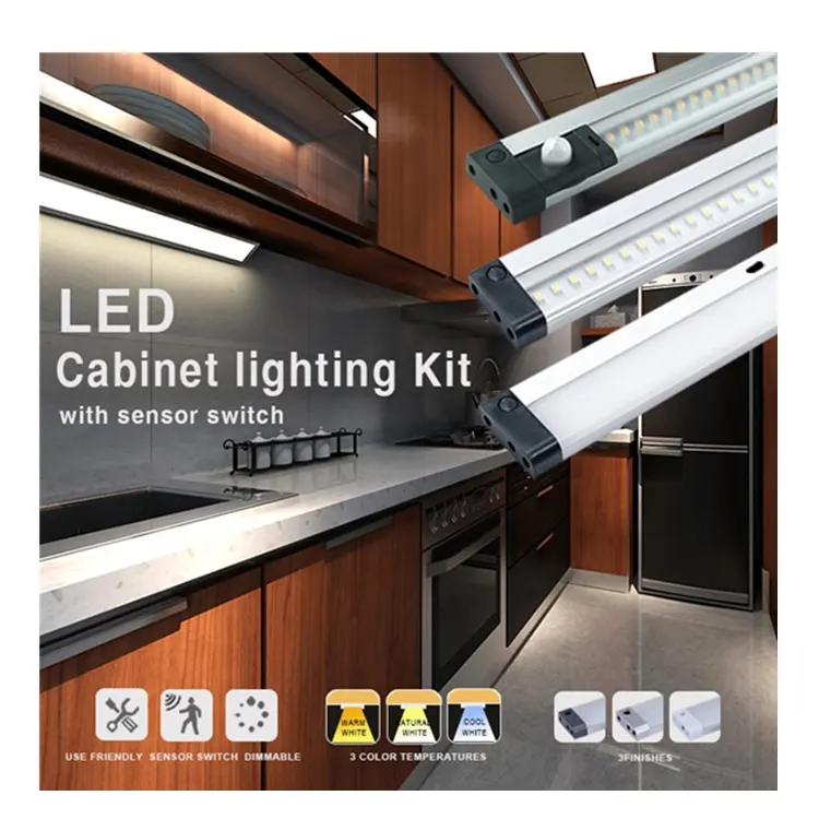 12V/24V led under motion sensor jewelry cabinet light kitchen under cabinet led lamp for wardrobe