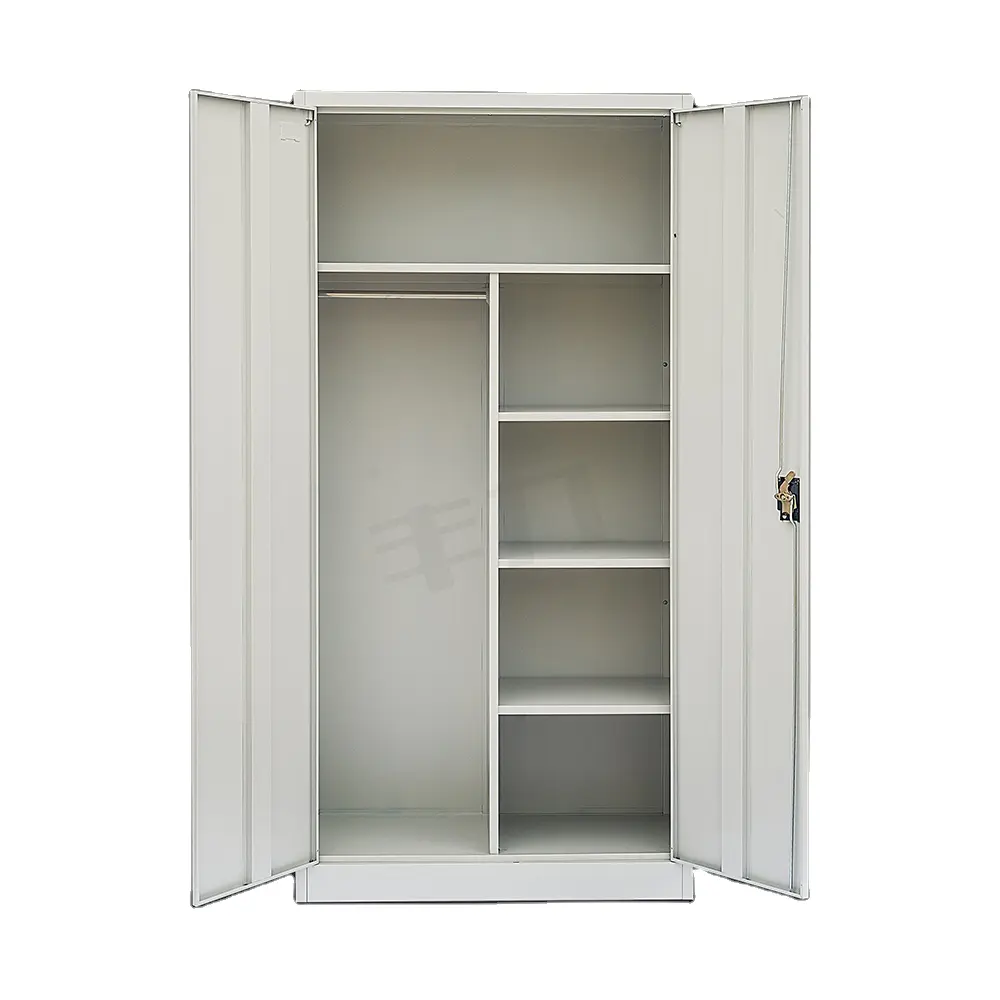 Multi-purpose Steel Hanging Clothes Storage Metal Wardrobe Closet Cabinet for Sale