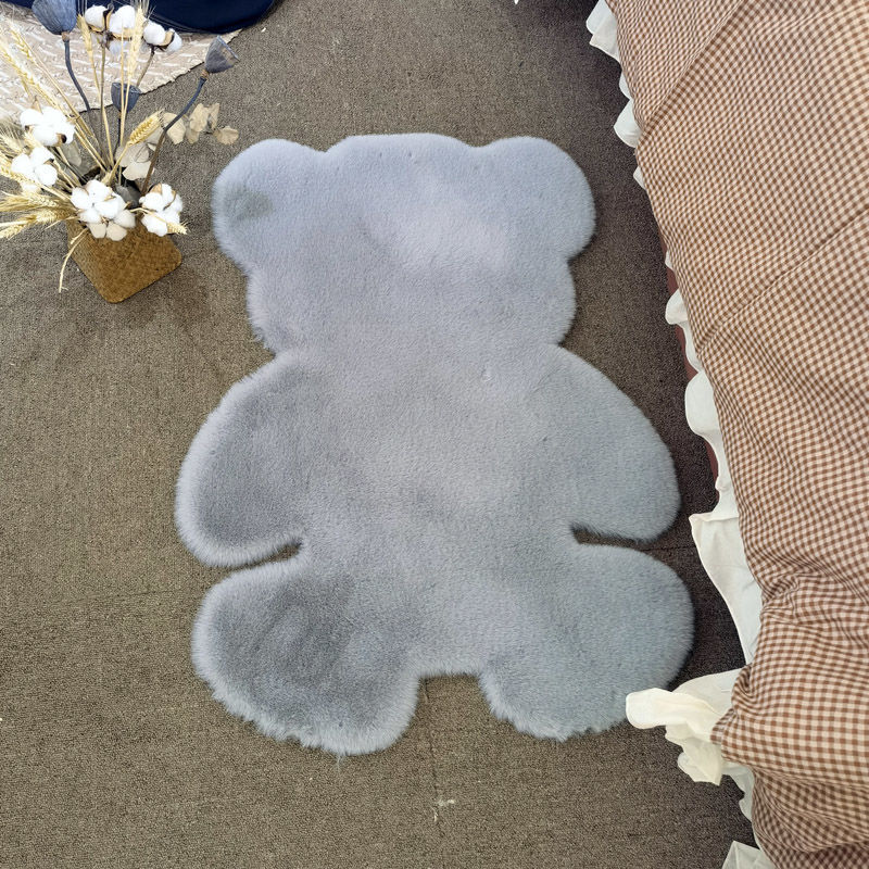 furry rug living room carpets and rugs fur area custom 3D carpet luxurious Artificial sheepskin Ultra softBedside