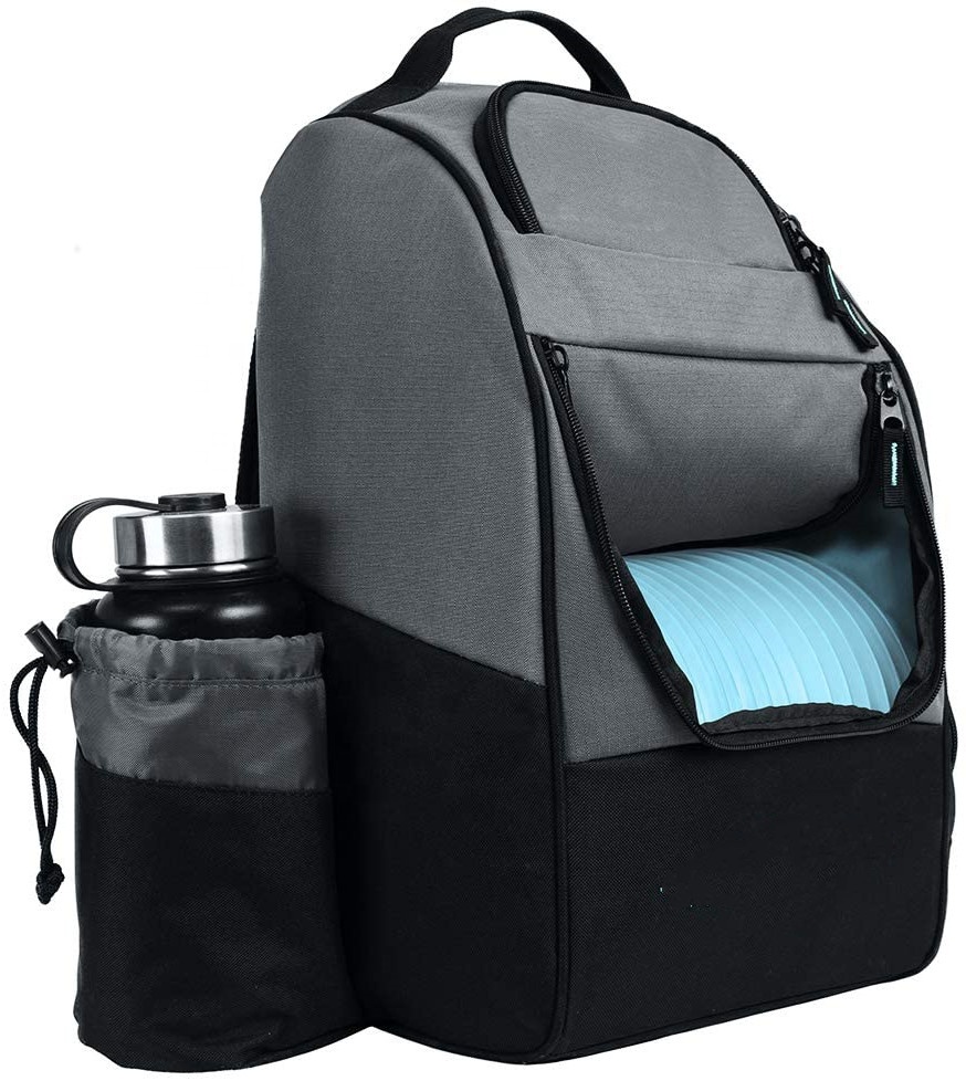 Hot Sales Lightweight Durable Disc Golf Backpack Bag with Large Water Bottle Holder Gym Sport Backpack with Best Price