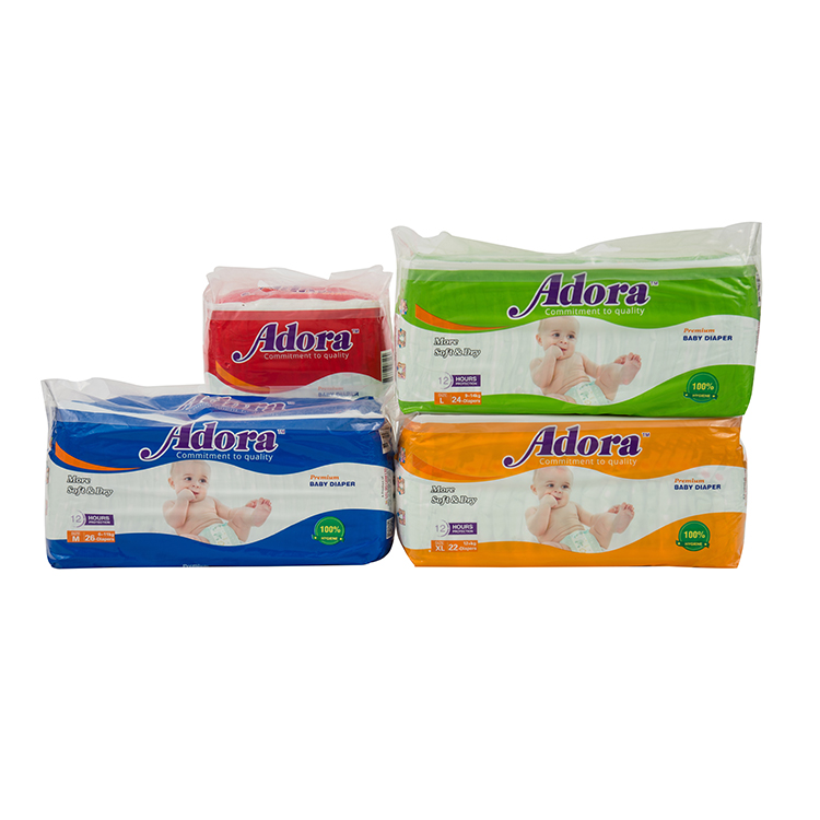 Super soft breathable disposable baby diaper