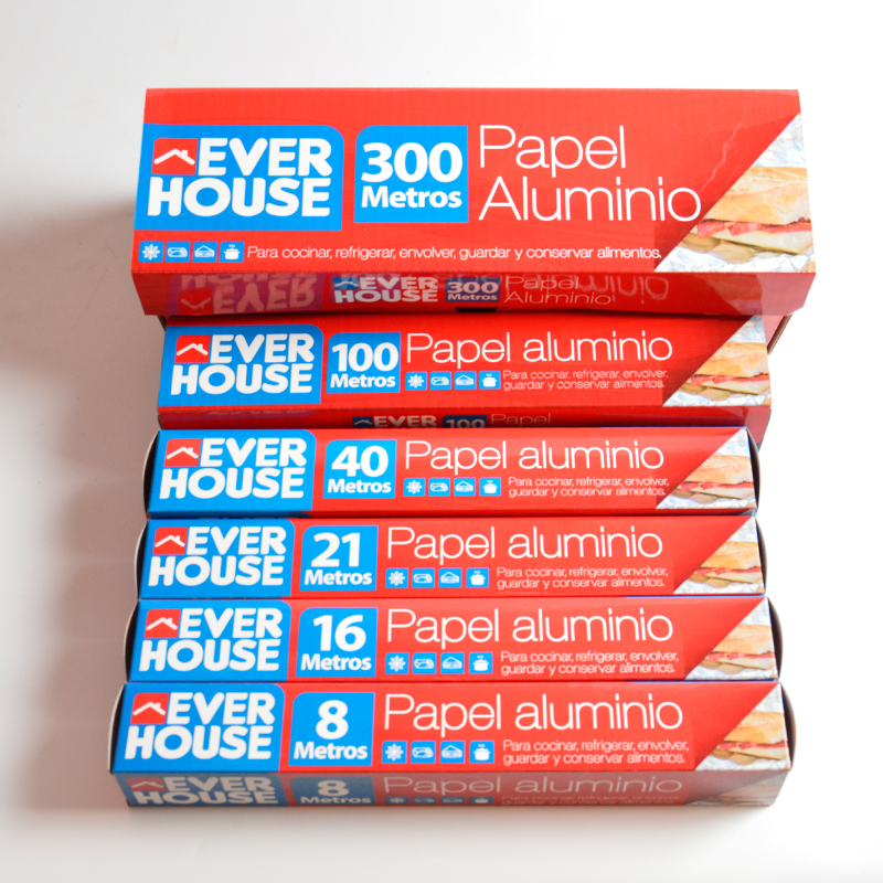Top supplier aluminium foil scrap aluminium foil packaging 100 Metros