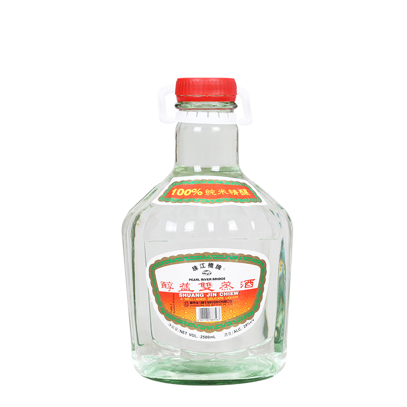 PRB Shuang Jin Chiew 2580ml Pearl River Bridge Brand High Quality Rice Wine 29 % Alcohol from CN HACCP BRC ISO QS