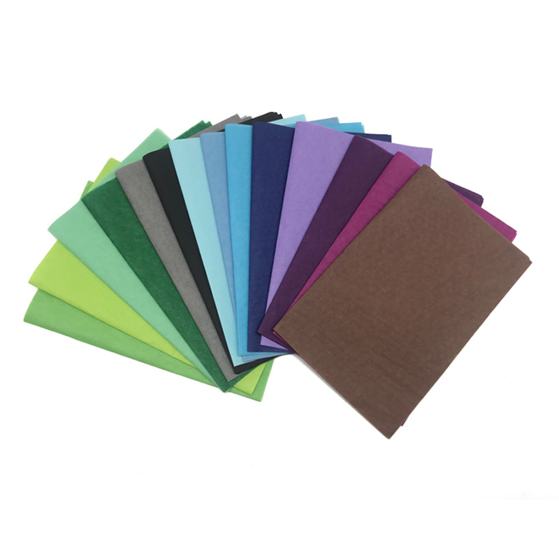 Wholesale custom dried flower packaging greeting card DIY multicolor paper