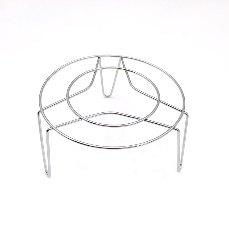 Stainless Steel Trivet Rack with Leg, Heavy Duty Pressure Cooker Steamer Rack, Kitchen Cooker Accessories