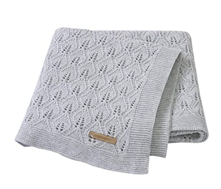 HOT SALE 100%cotton Baby Blanket Knit Newborn Baby