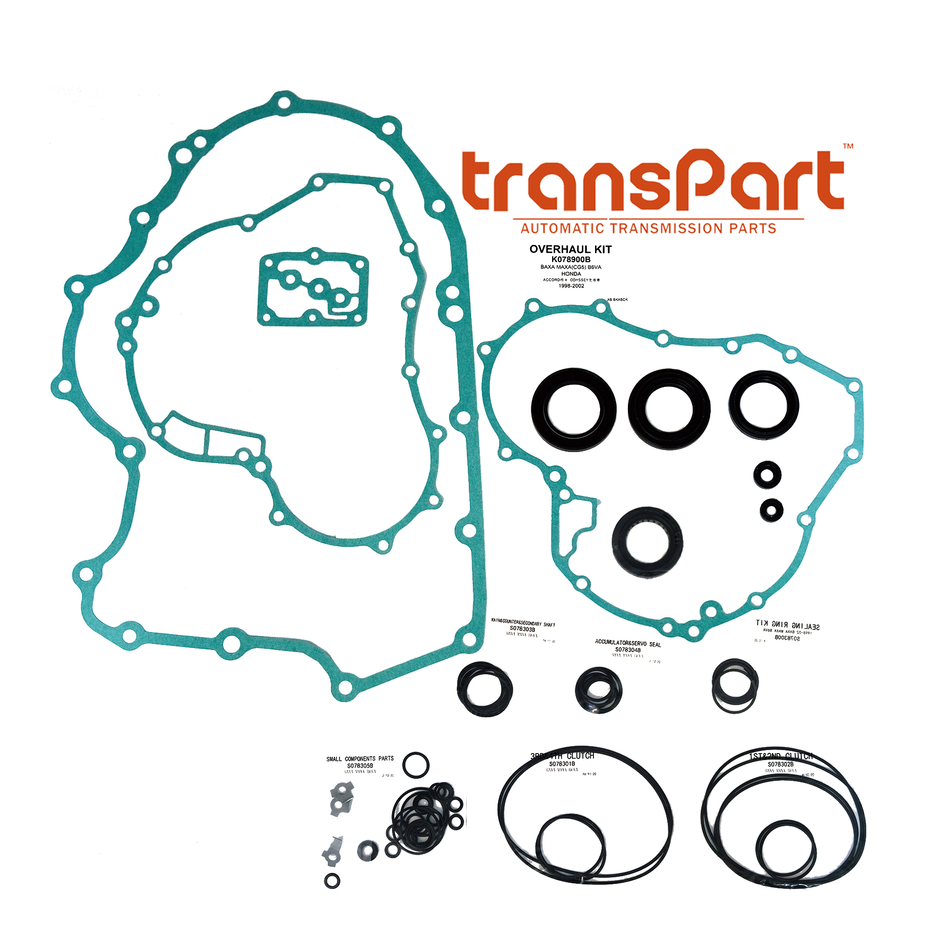 BAXA MAXA(CG5) B6VA Automatic Transmission Gearbox Overhaul kit Seal Kit for HONDA Manufacturer Direct selling