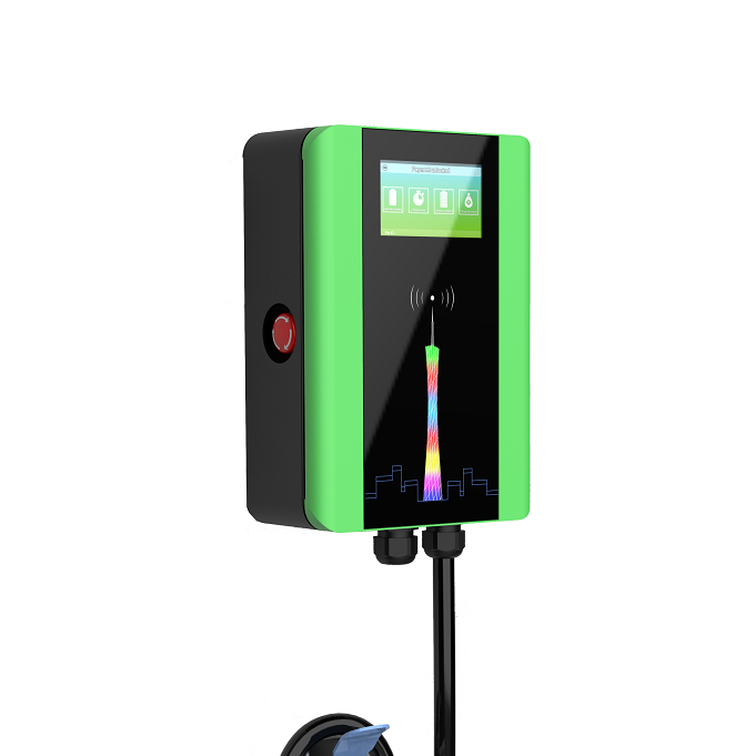 Ac 7kw 11kw 22kw Type 2 Ev Charger Wallbox Station Wall-Mounted Ev Charging Station