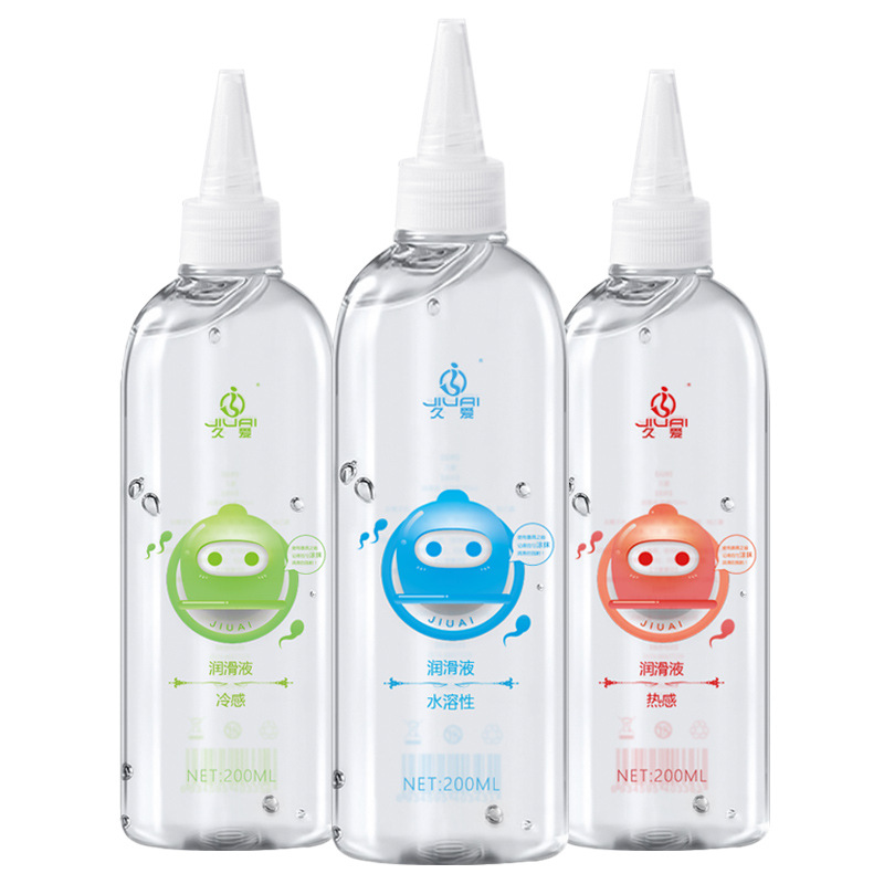 200ML Fruit Flavors Natural Ice Hot Feeling Female Male Sex Oil and Cream for Women and Men