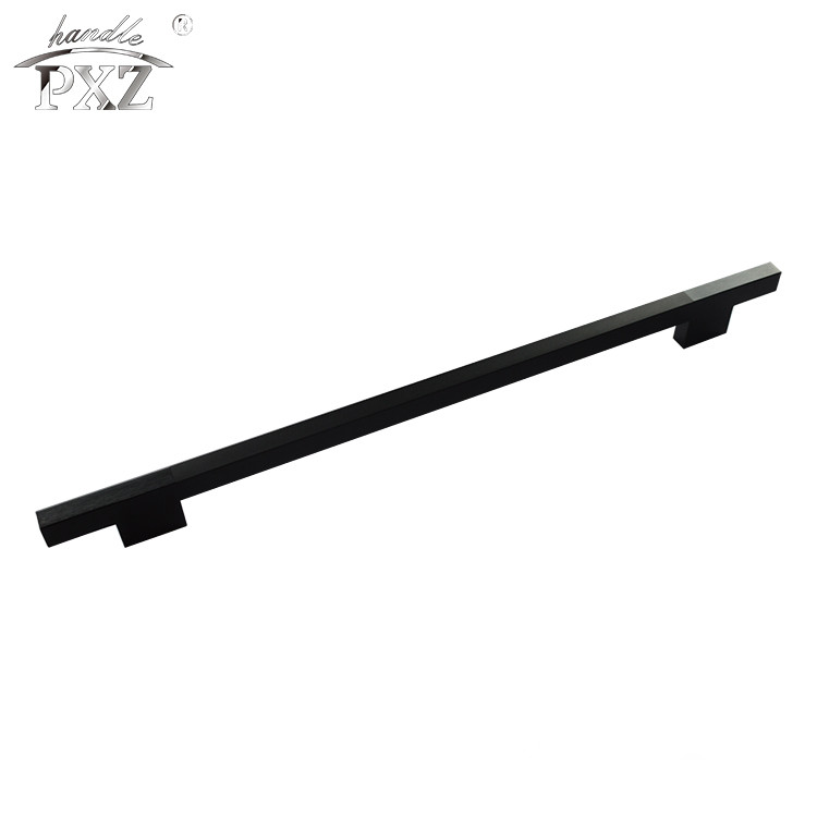 Aluminum matt black color freezer part fridge door handle freezer door handle