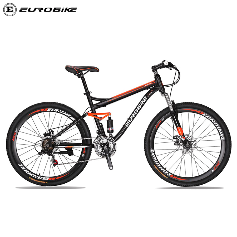 Прямая поставка с фабрики Eurobike, горный велосипед S7 с полной подвеской, 21 скорость, велосипед 27,5 дюймов, переключатель передач, горный велосипед, спицевое колесо