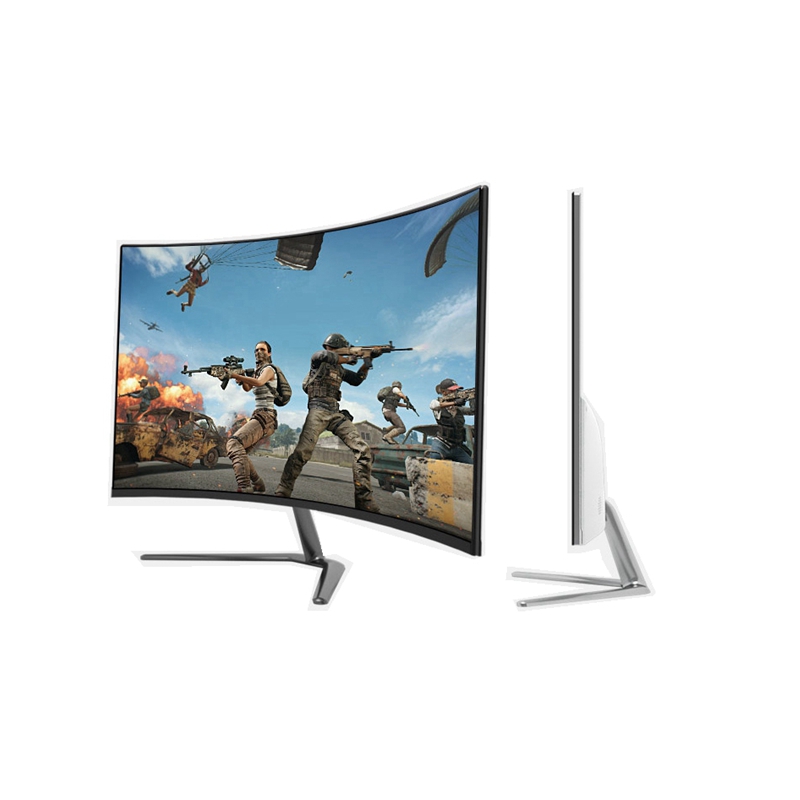 Изогнутый игровой СВЕТОДИОДНЫЙ монитор 24 ''FHD 1080p