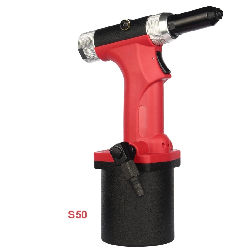 S50 High Quality Pneumatic Blind Rivet Gun Automatic Riveter Half Steel Aluminum Nail 2.4mm-4.8mm