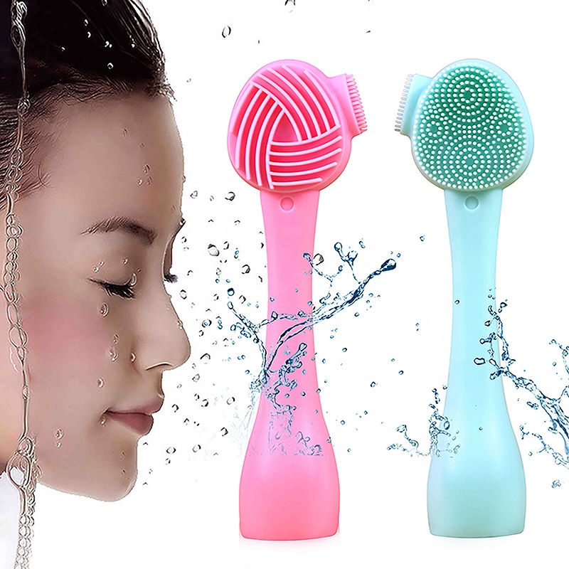 wholesale silicone sonic face mask facial cleansing massager brush cleaner
