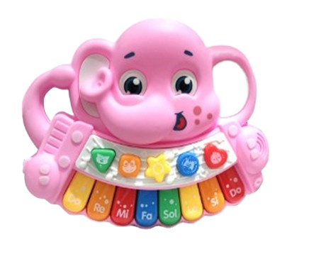 DF battery operated cartoon toys elephant musical instrument educational learning toy baby gift animals music keyboard toy kids