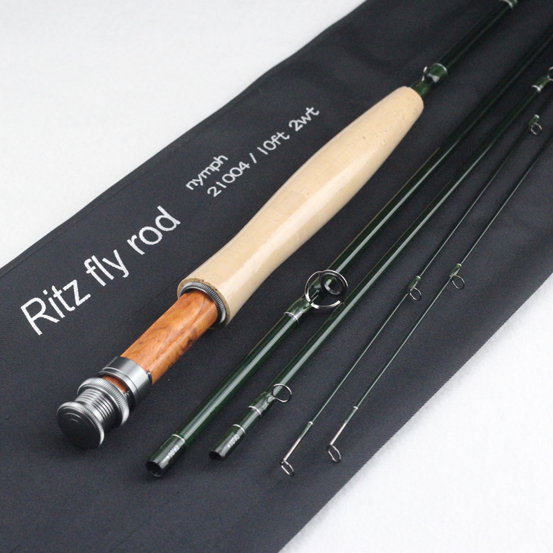lite weight nymph fly rod 21004 10ft 2wt graphite nymph fly rod