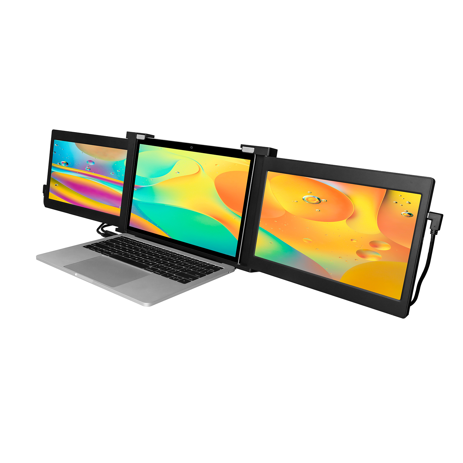 Прямая поставка, многоцелевой 13,3 дюймовый IPS USB Type C 1080P FULL HD HDR10 портативный супер тонкий двухсторонний монитор для ноутбука