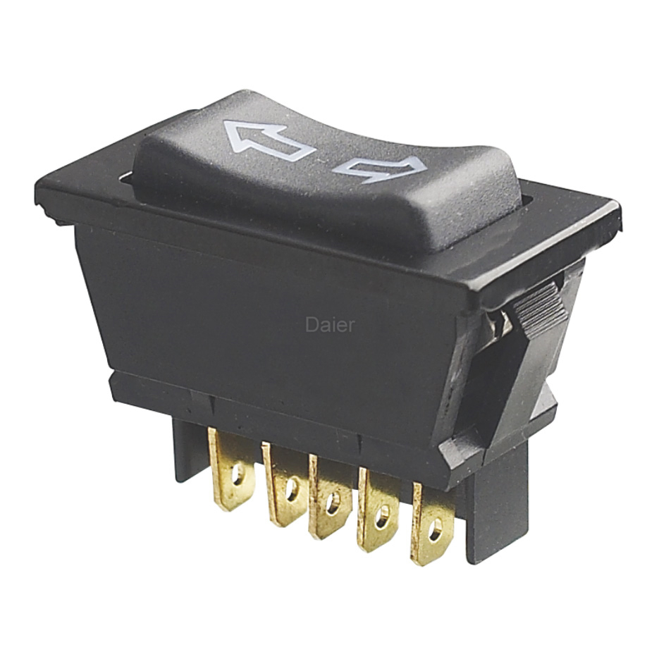 ASW-01 20A 12VDC DPDT 5 Pin со светодиодной автомобильной выключатель управления электрическим стеклоподъёмником дверей