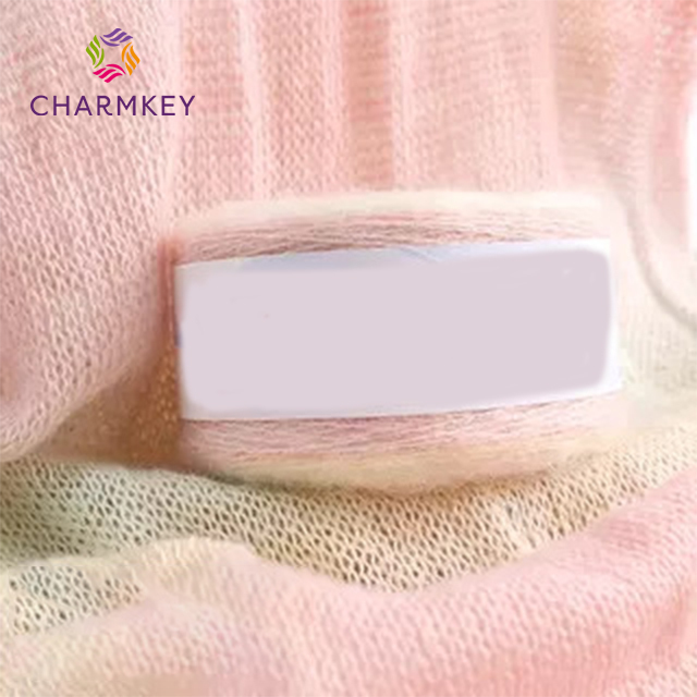 Charmkey Soft and Colorful 100g Hand Knitting Cake Mohair Yarn for Scarf Hats Sweater Knitting
