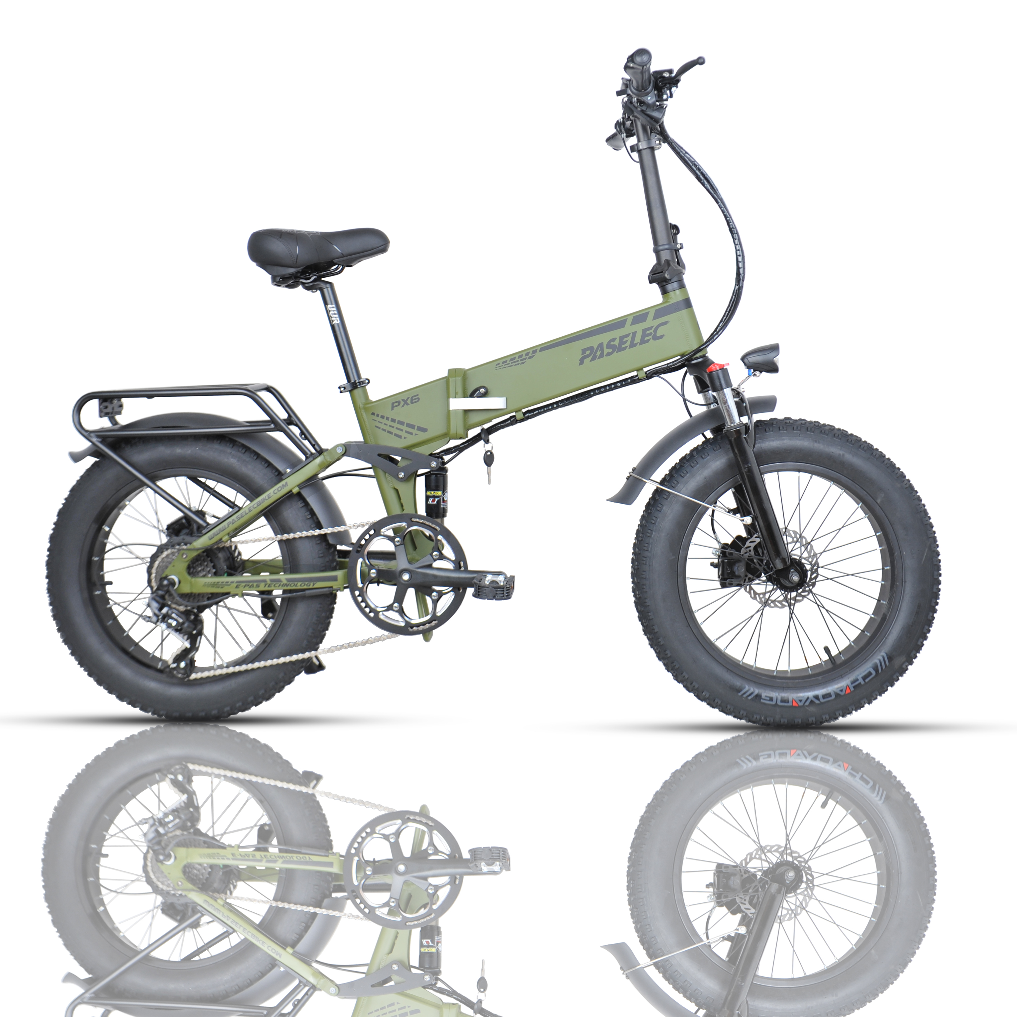 Складной электрический велосипед PASELEC PX6, 20 дюймов, 48 В, 750 Вт