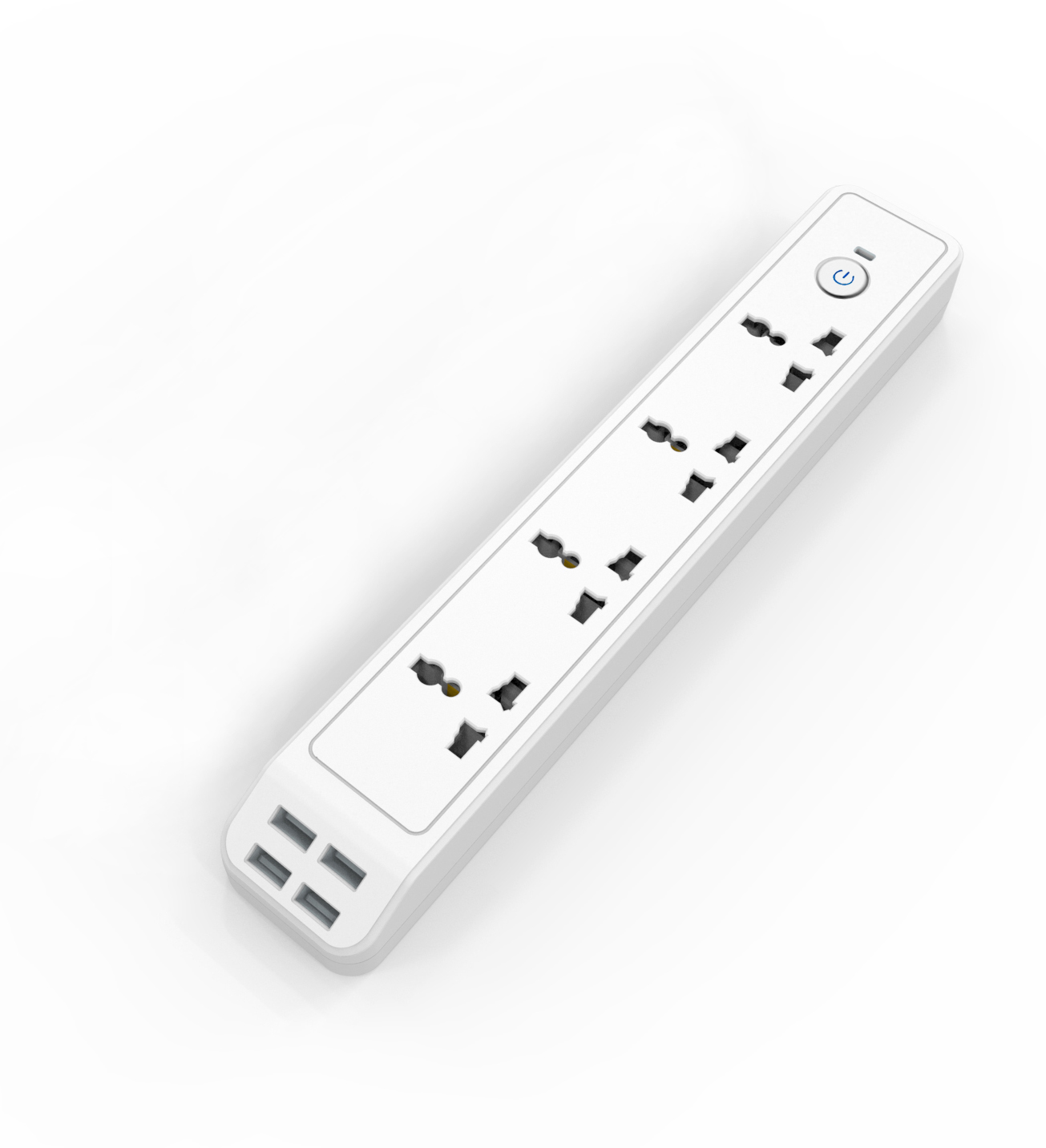 Electrical Household Multi Outlet Plugs 2 In 1 Power Strips 4 Usb Ports Charging Plug Power Extension Socket