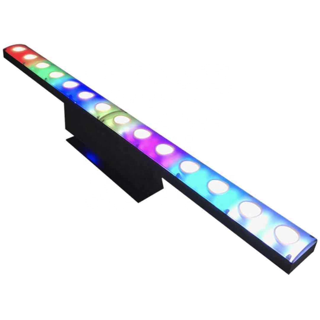 14pcs x 3w Wash Wall Light DMX Control Wall Washer Led Bar Lighting RGB 3in1 LED Wash Light For Nightclub Christmas