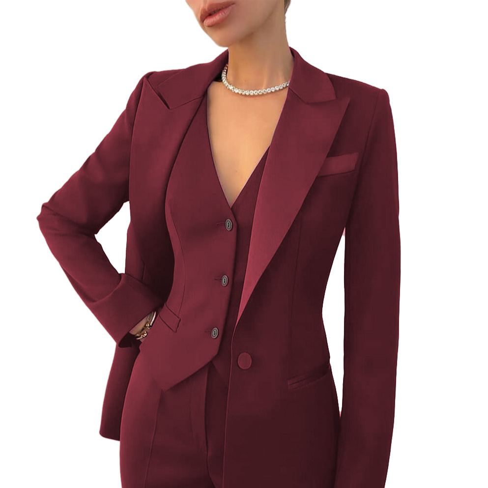 women's suits & tuxedo 2 piece set track suit pant suit for women formal