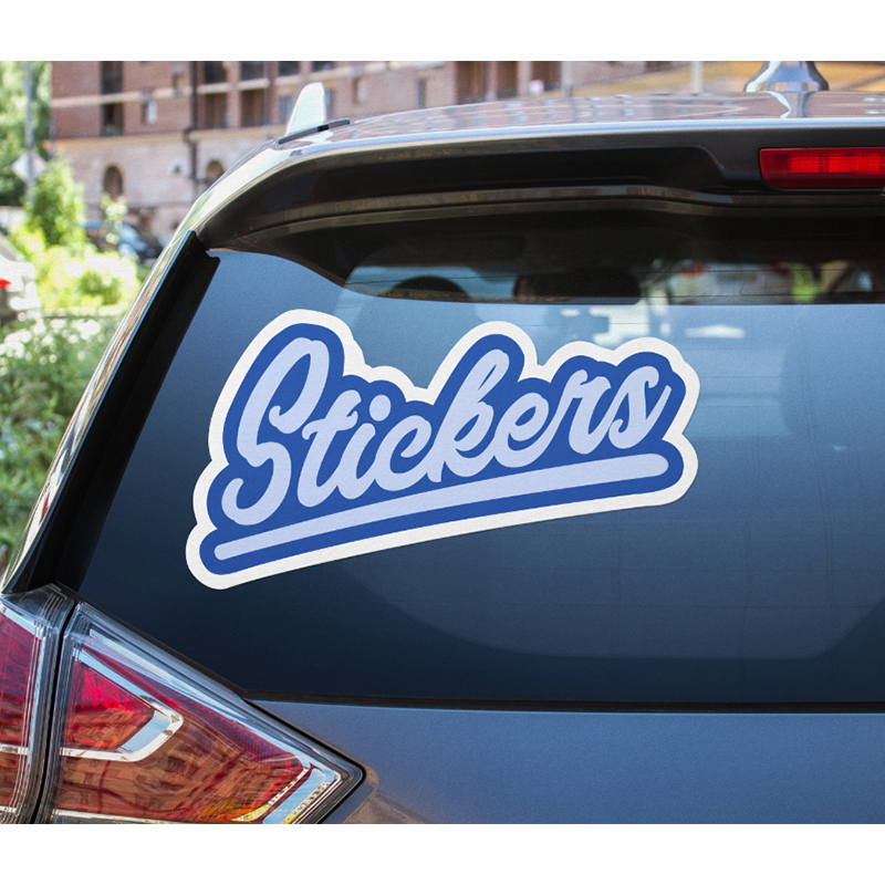 High Quality Maker Logo Decal Waterproof Vinyl Custom Bumper Car Stickers Car Vinyl Sticker