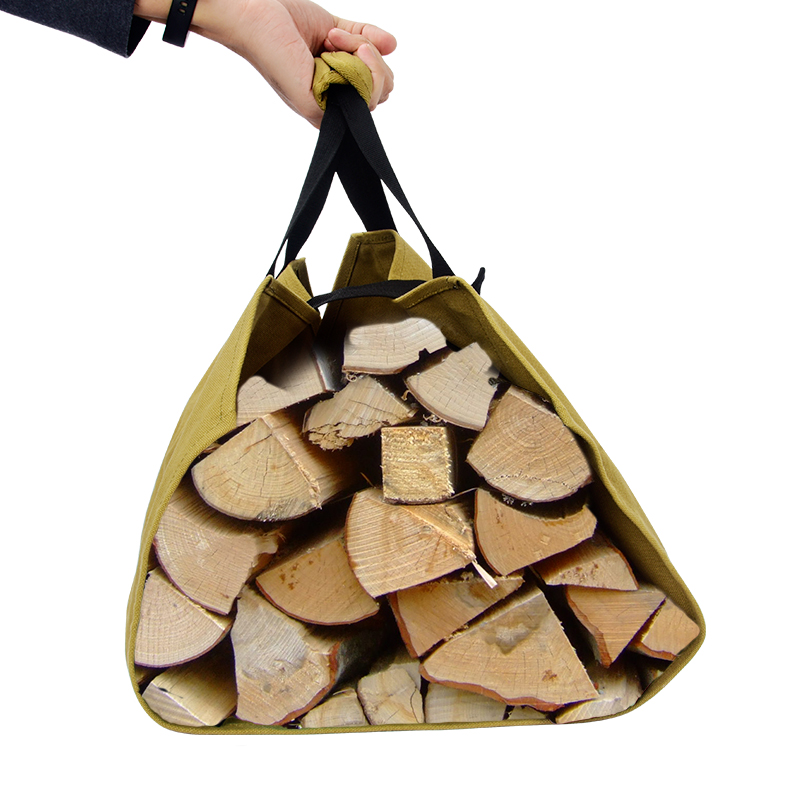 Heavy duty Tote Big Firewood Packaging Bag Carry Bag Storage Organizer Bag for Firewood