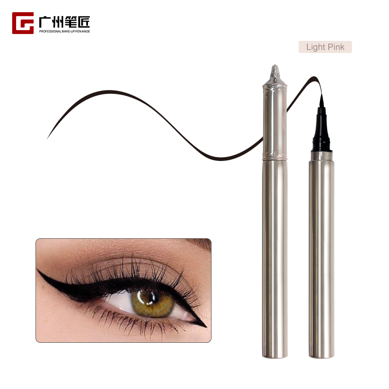 50pcs Moq Private Label Custom logo Liquid Vegan Eyeliner Pencil Glitter Black Bulk 24h Eyelash Stencil Adhesive