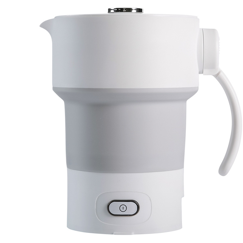 2021 New Design Travel foldable kettle Mini Folding Electric Collapsible Silicone Outdoor Portable Kettle