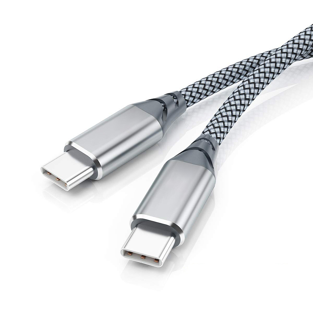 XANUAN USB Type-C кабель 1 м 60 Вт USB C к USB C кабель 3,1 в нейлоновый плетеный шнур для быстрой зарядки для Google Pixel Samsung Galaxy Note10
