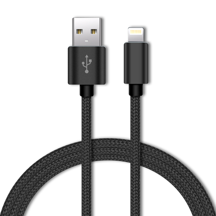 Нейлоновый Плетеный usb-кабель для быстрой зарядки iphone