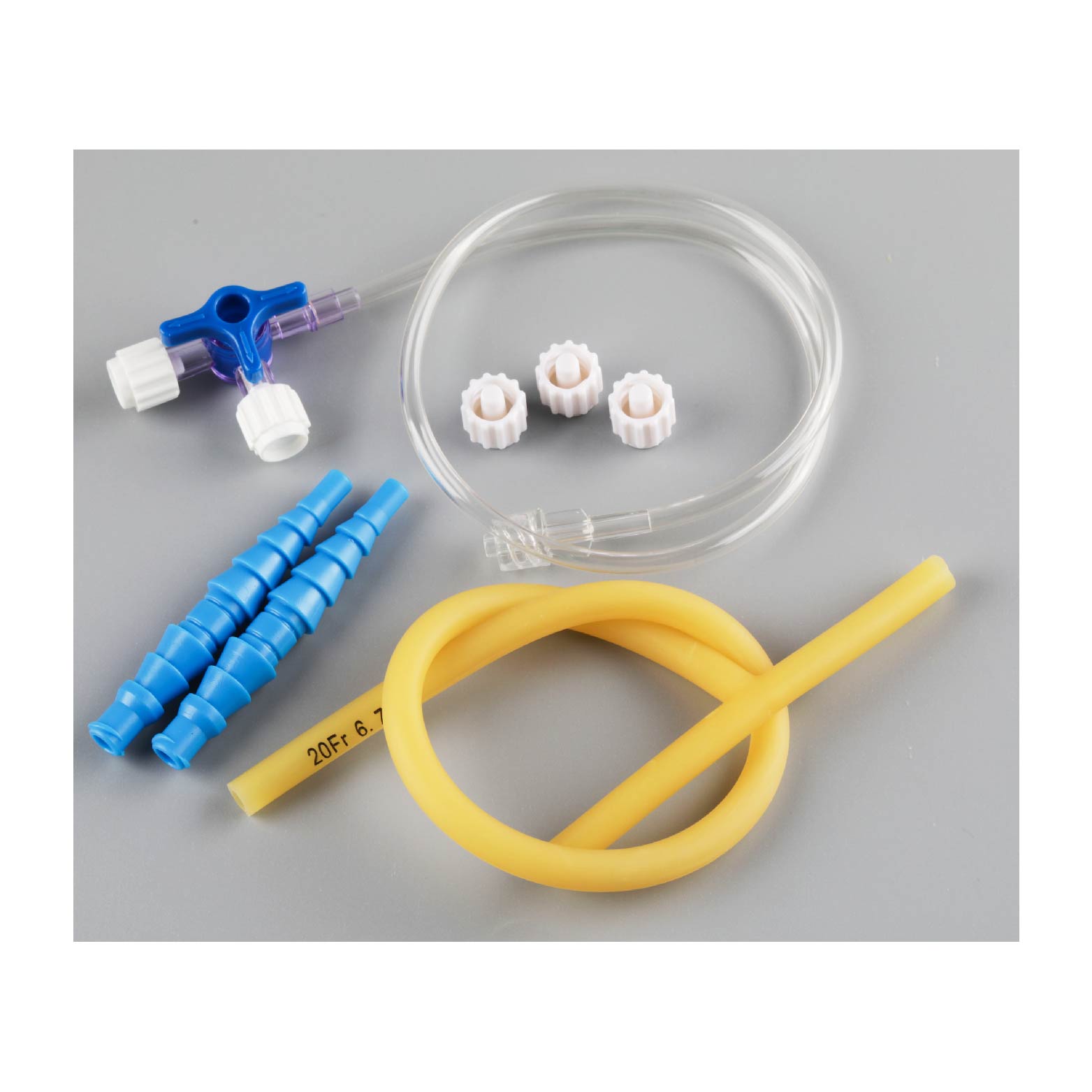 Huali disposable latex T Drainage Tube