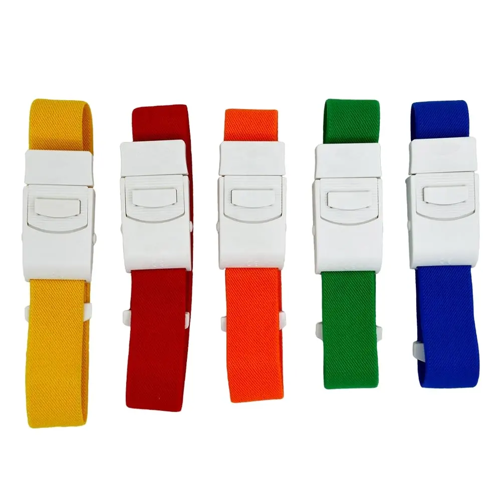 custom color Disposable Medical High Quality Rubber Buckle Tourniquet first aid kit