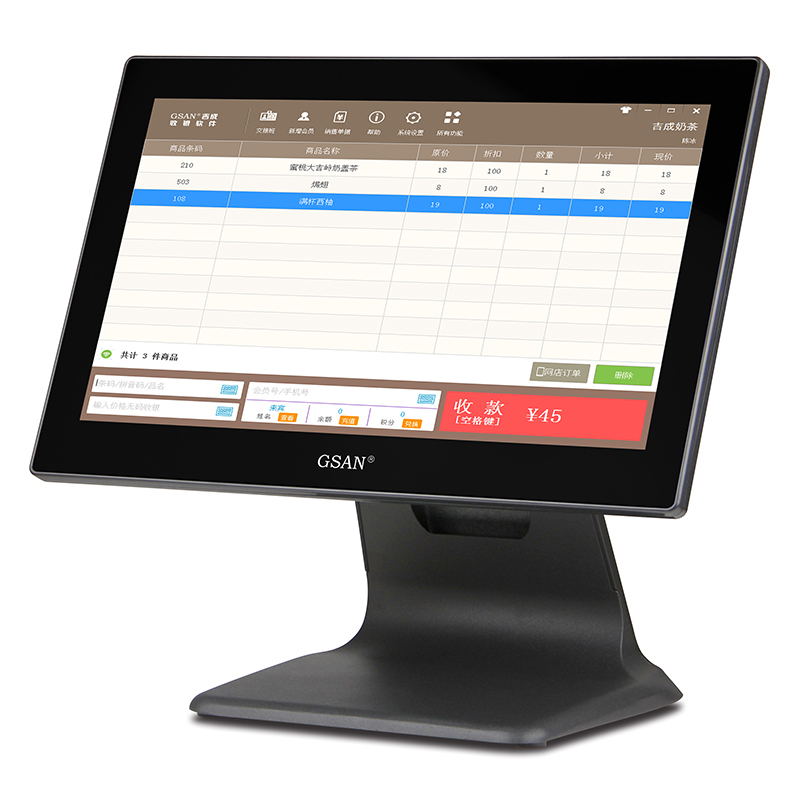 2021 all in one supermarket cash register pos system retail cash register for supermarkets and stores